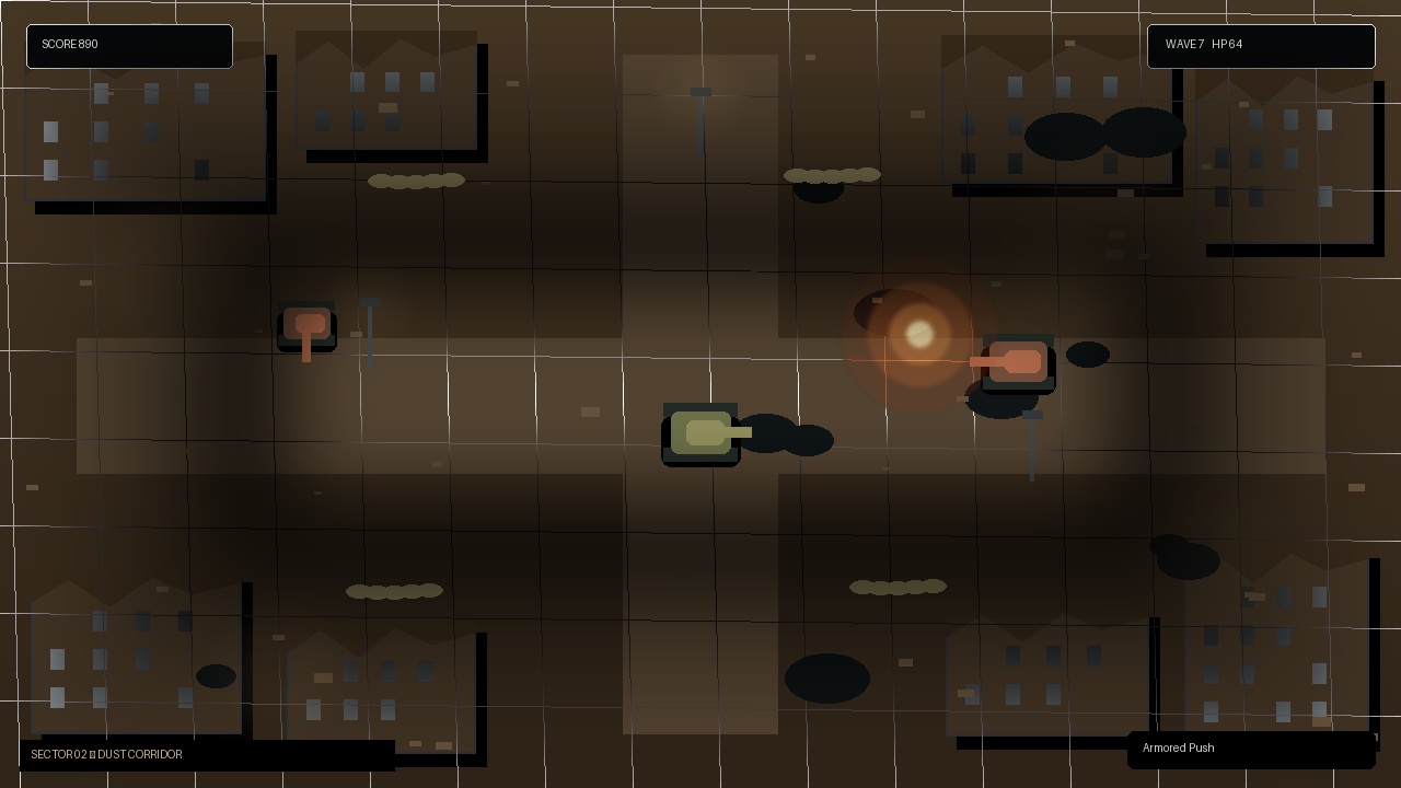 Dust Corridor gameplay screenshot